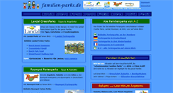 Desktop Screenshot of familien-parks.de